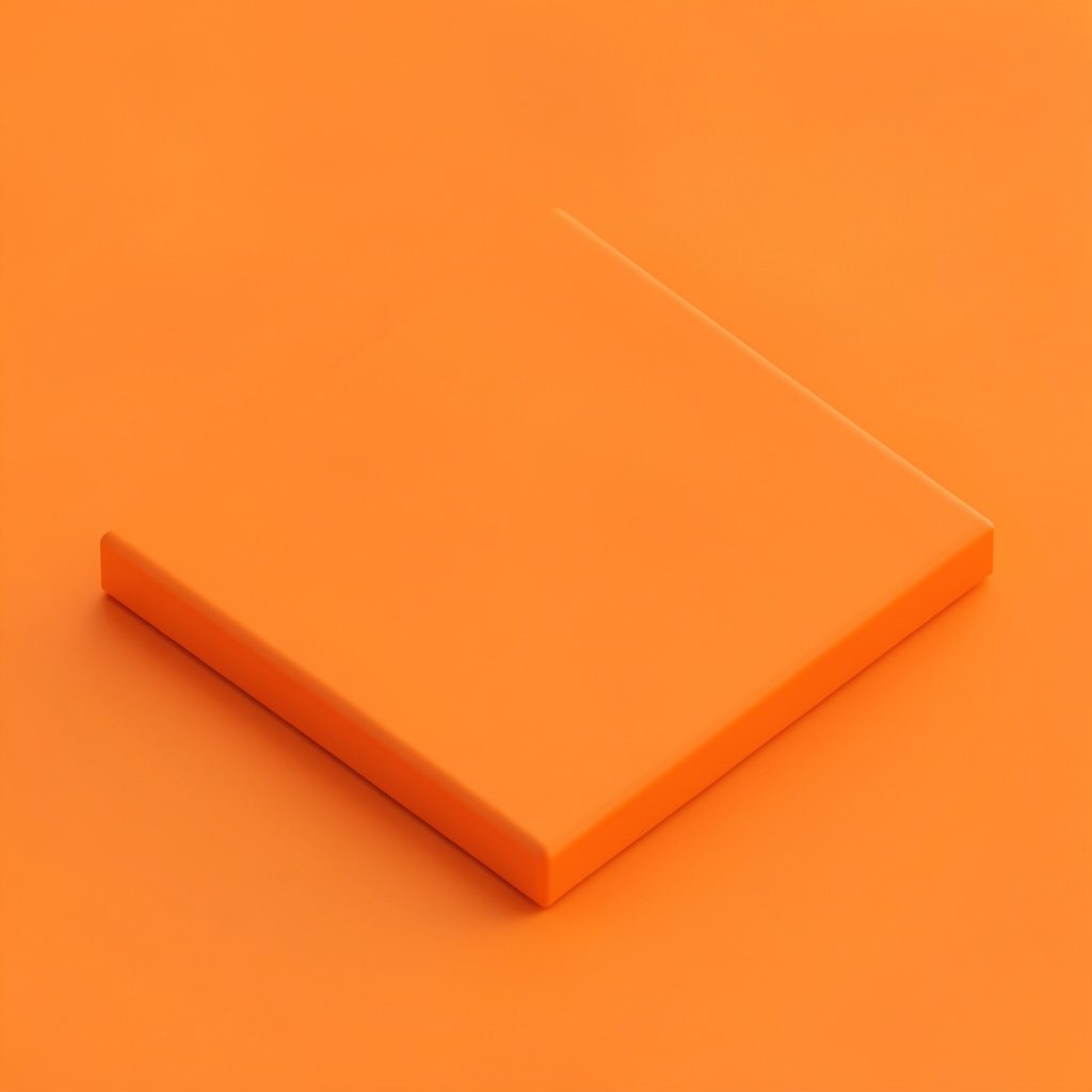 Isometric 3D render of a stack of notebooks and a coffee cup on a light surface
